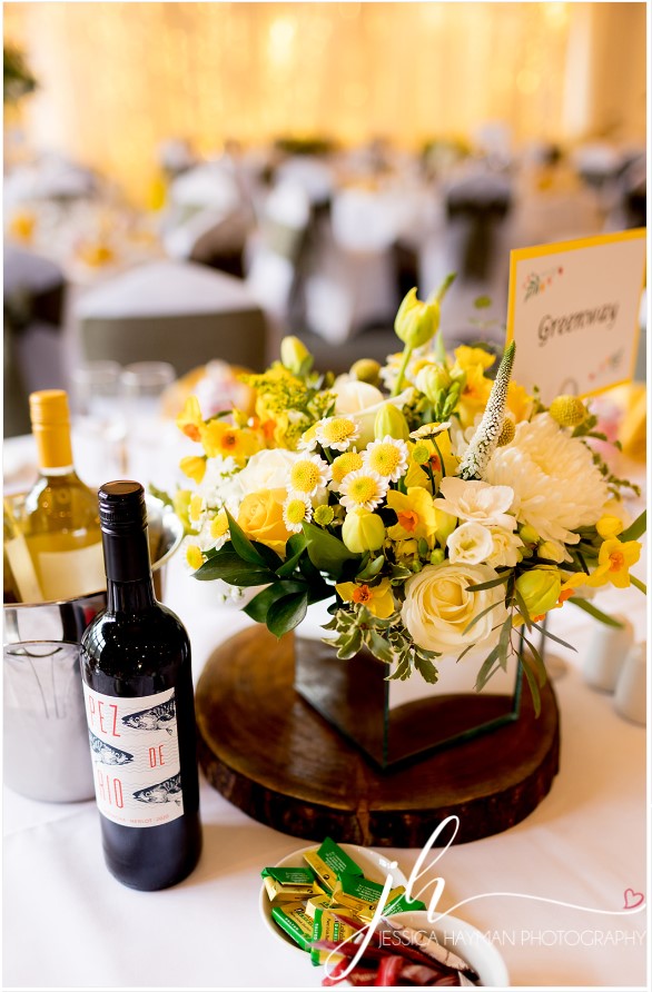 Table centres Hampshire Flower Barn