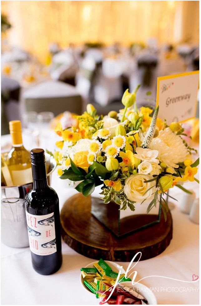 Table centres Hampshire Flower Barn