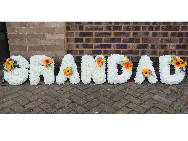 GRANDAD Letters - Hampshire Flower Barn
