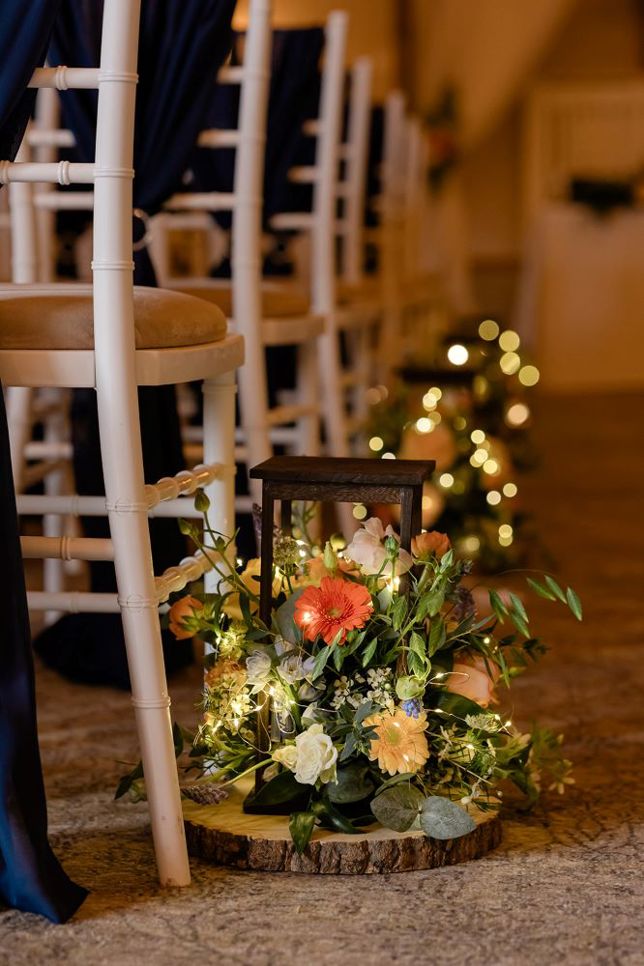 Ceremony Lantern Down Aisle