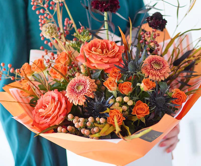 Autumn Hand tied arrangement  - Sat 10th Oct 
